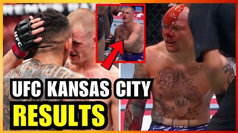 ufc fight results today.
